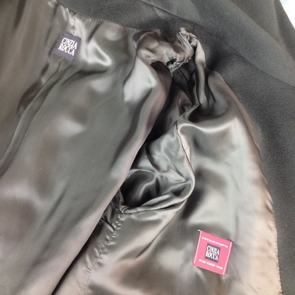NWOT CINZIA ROCCA Designer Coat Made in  Italy - Picture 6 of 8